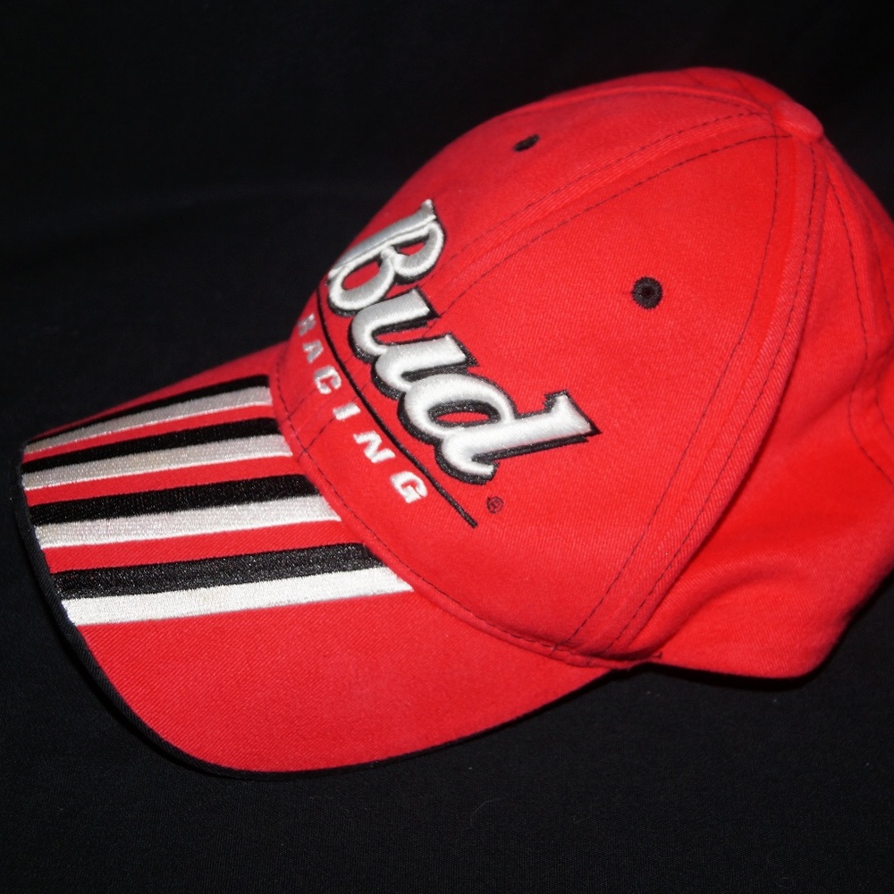 Bud Racing Embroidered Hat Cap Strapback Nascar Ra